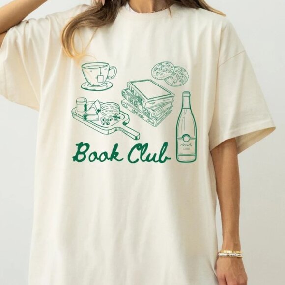 Book Club Gildan Tee Book Lover Reading Shirt Gift for Bookworms - Picture 2 of 2